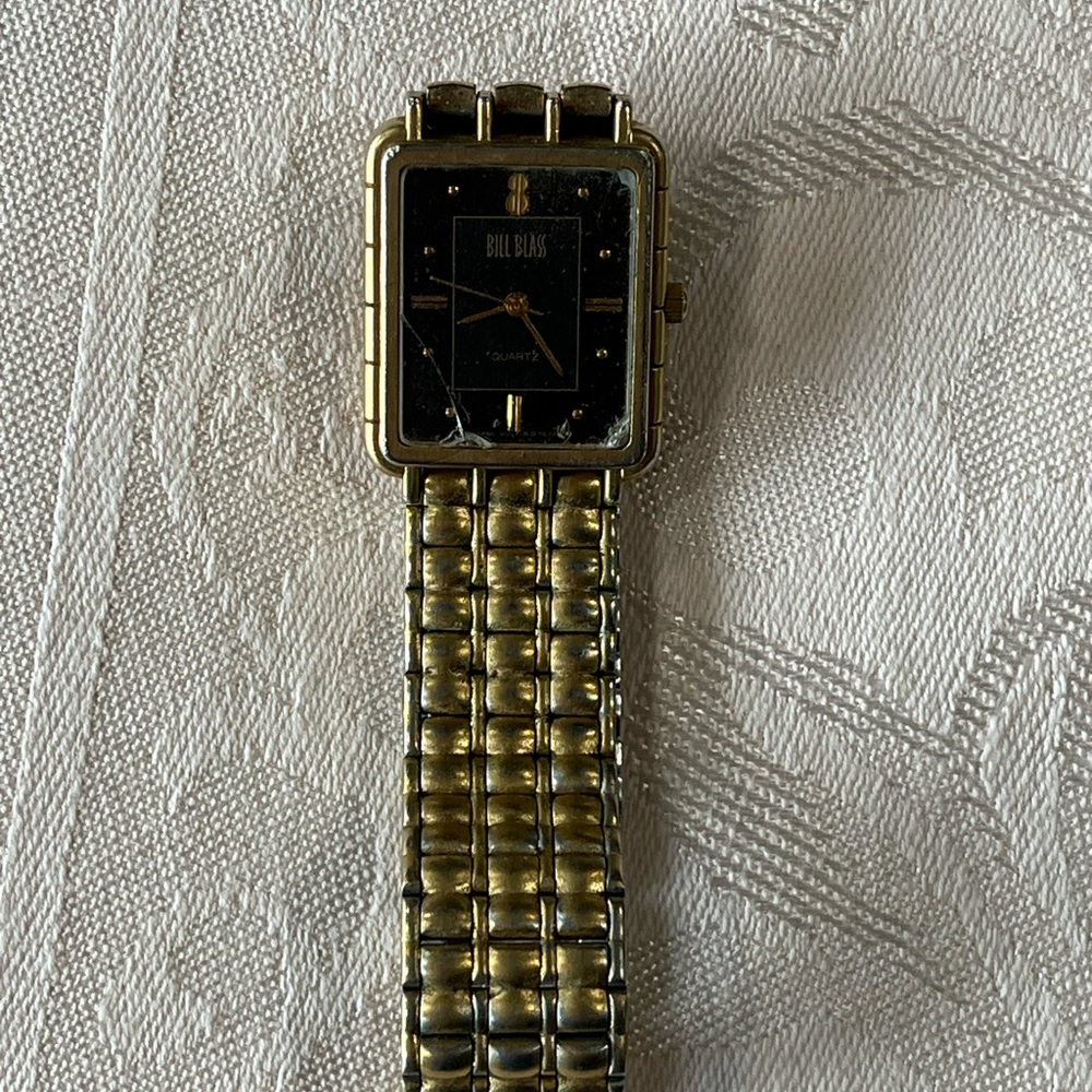 Vintage Bill Bass Designer Quartz Dress Watch